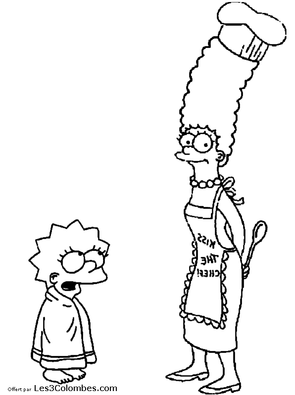 coloriage Simpsons 41