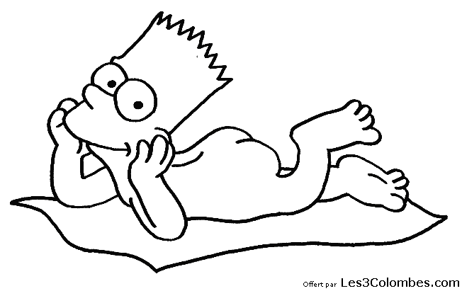 coloriage Simpsons 45