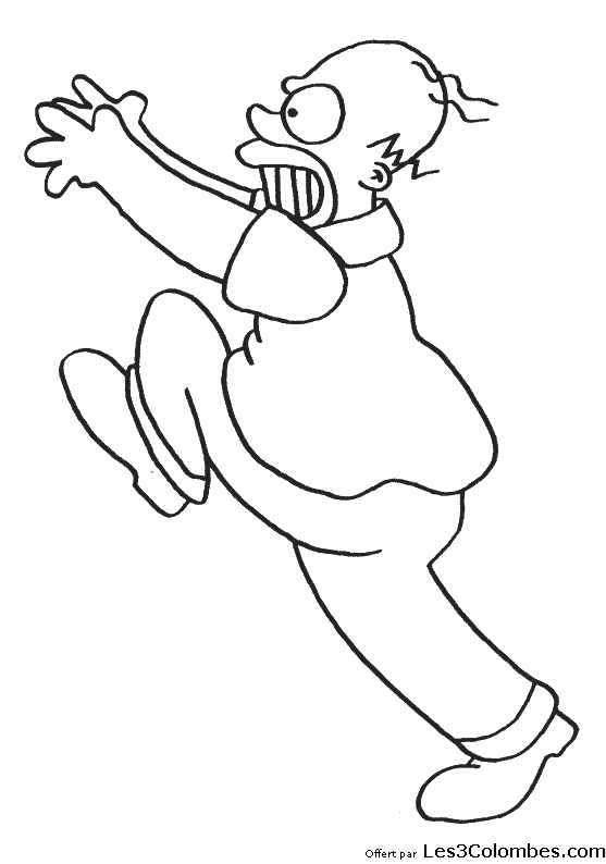 coloriage Simpsons 61