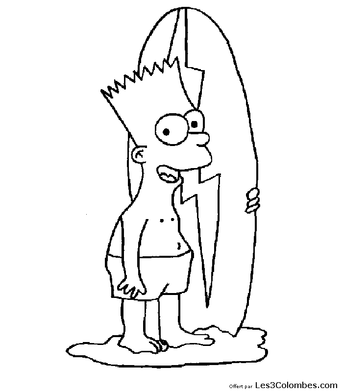 dessin Bart Simpson 62