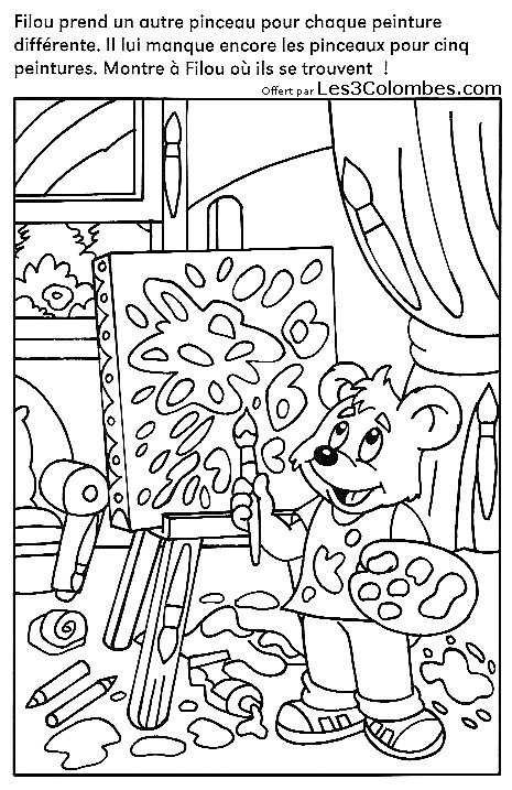 exercice de concentration enfant 48