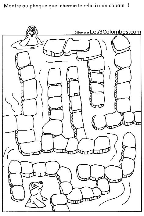 labyrinthe coloriage 45