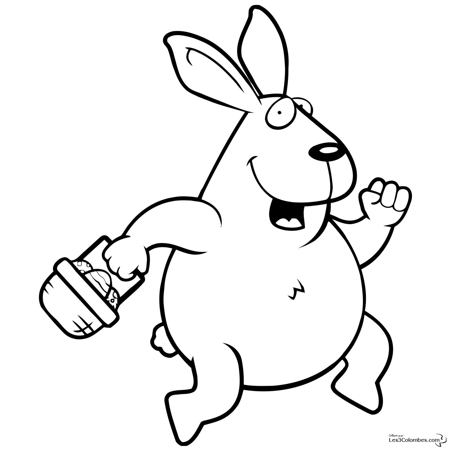 dessin Oeuf et Lapin de Paques 27