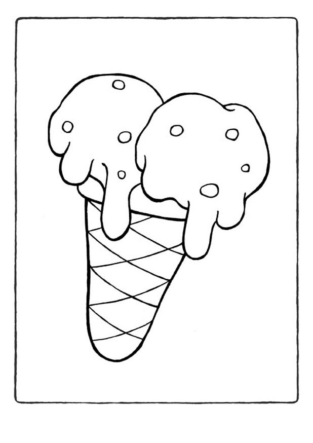 coloriage action cornet-de-glace 023