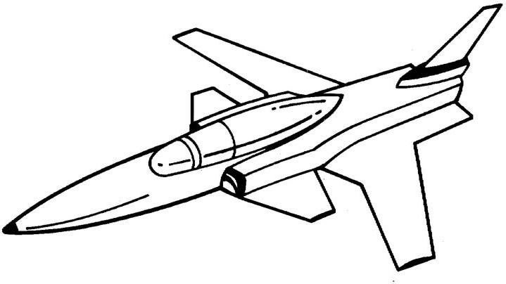coloriage avion 01