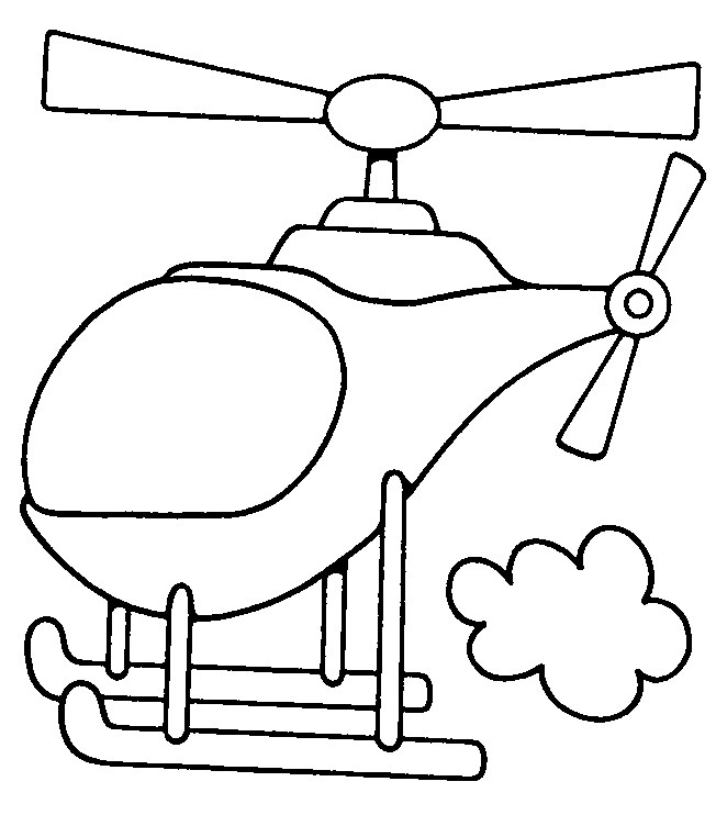 coloriage helicoptere 01