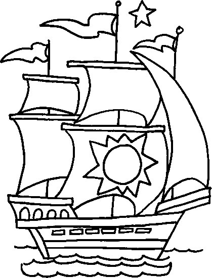 coloriage bateau 01