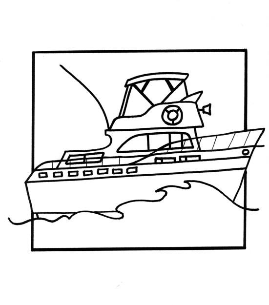 coloriage bateau 09