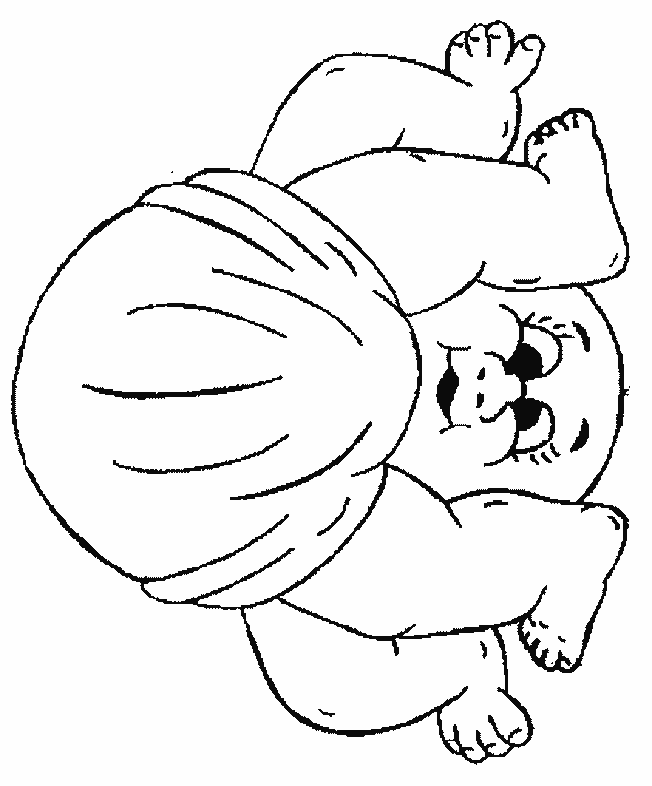 coloriage bebe 36