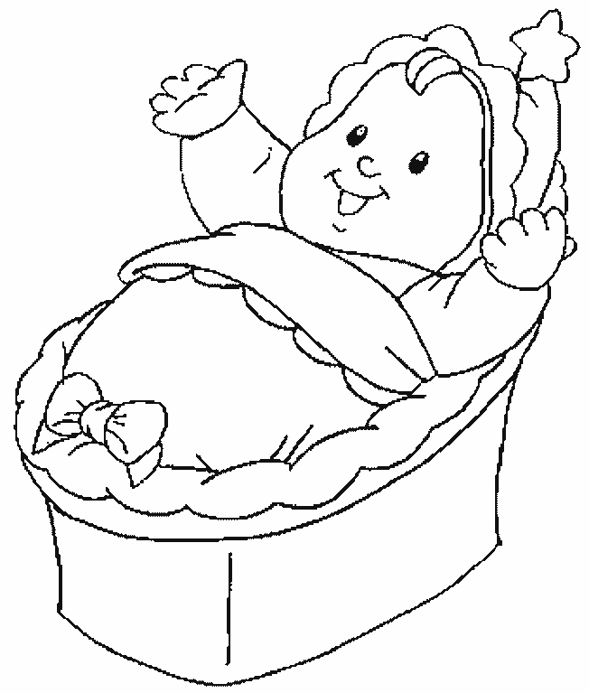 coloriage bebe 60