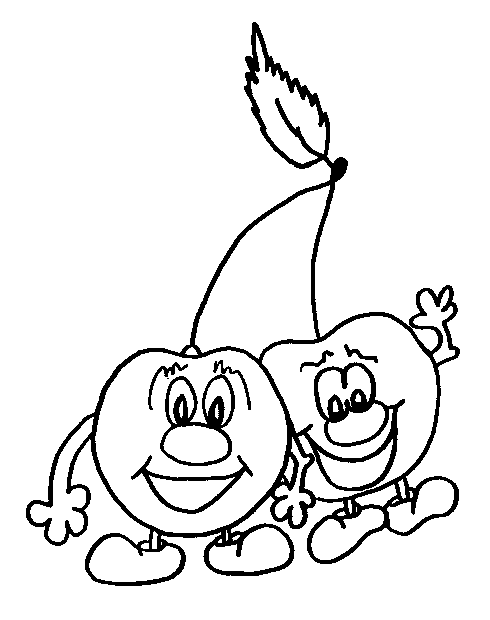 coloriage cerise 12
