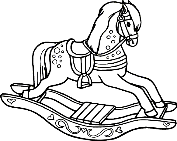 coloriage cheval 43