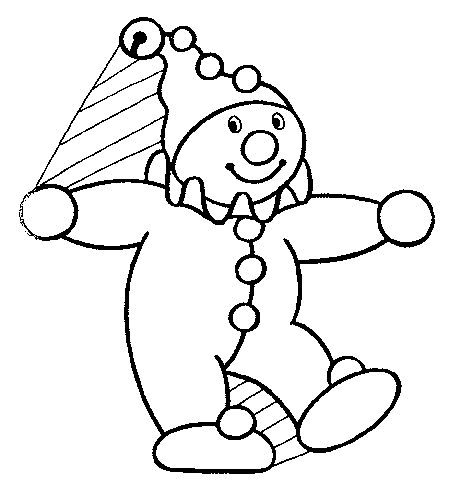 coloriage clown 03