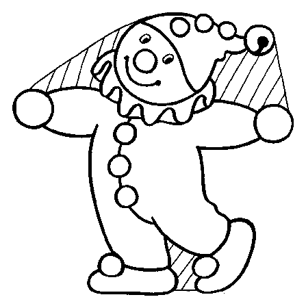 coloriage clown 04