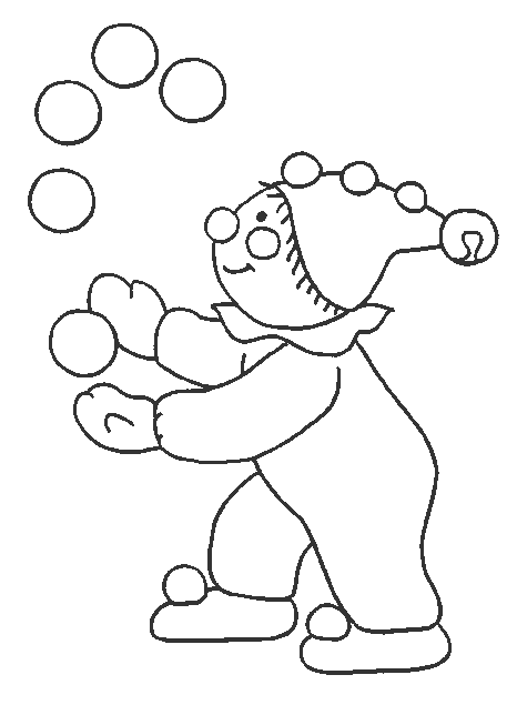 coloriage clown 05