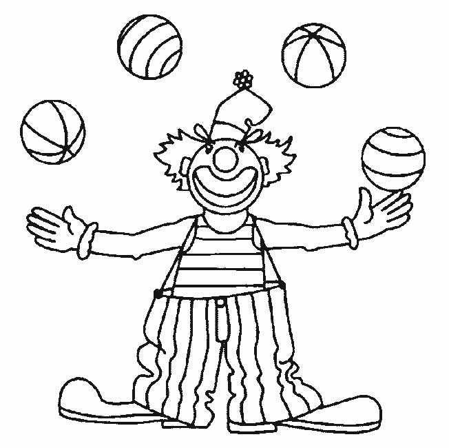 coloriage clown 07
