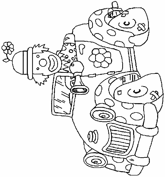 coloriage clown 11