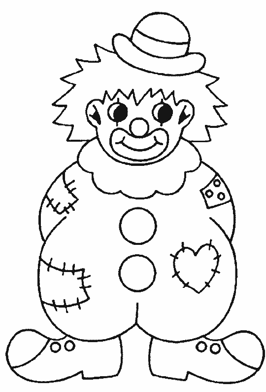 coloriage clown 13