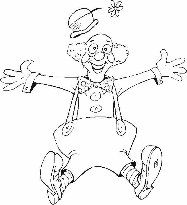 coloriage clown 16