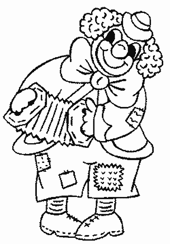 coloriage clown 18