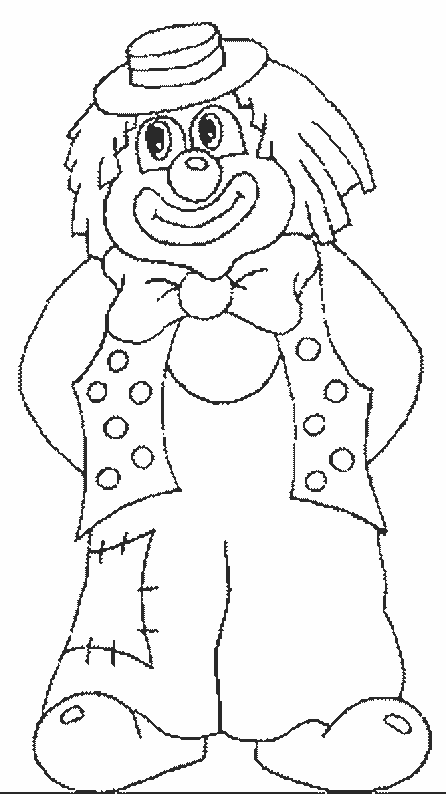 coloriage clown 26