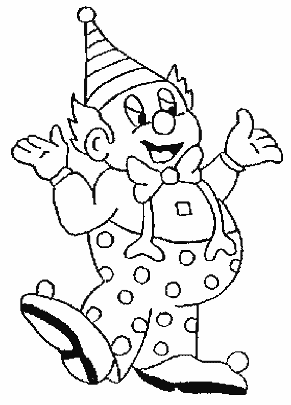 coloriage clown 28