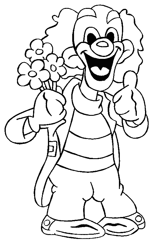 coloriage clown 31
