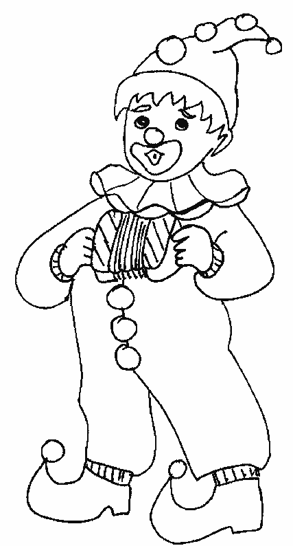 coloriage clown 35