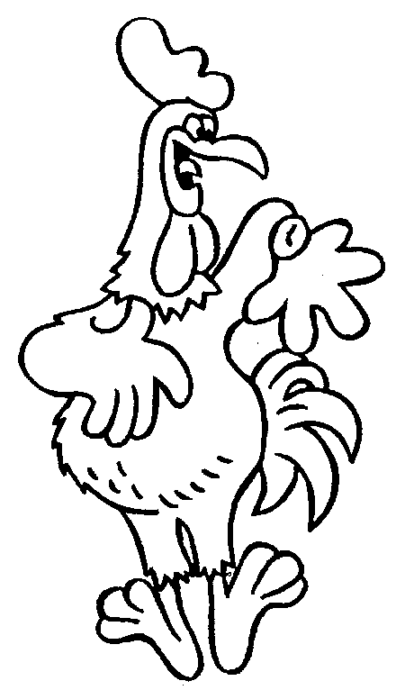 coloriage coq 28
