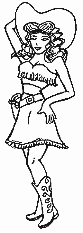 coloriage cowboy 42