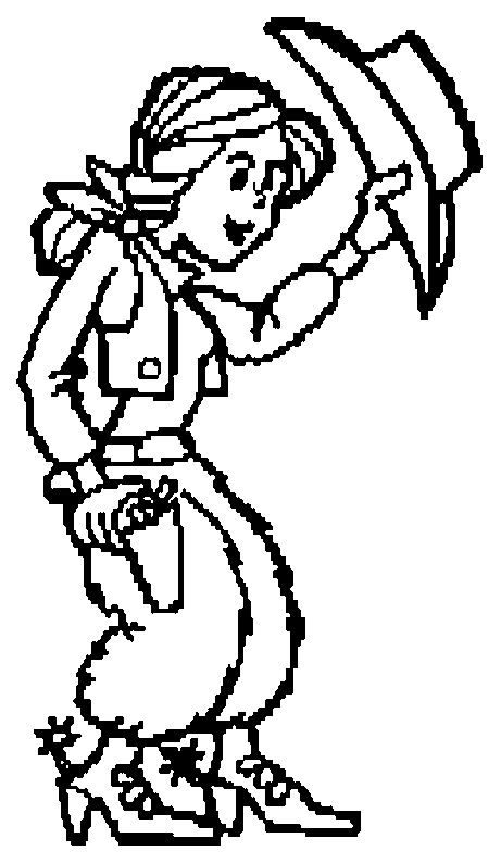 coloriage cowboy 44