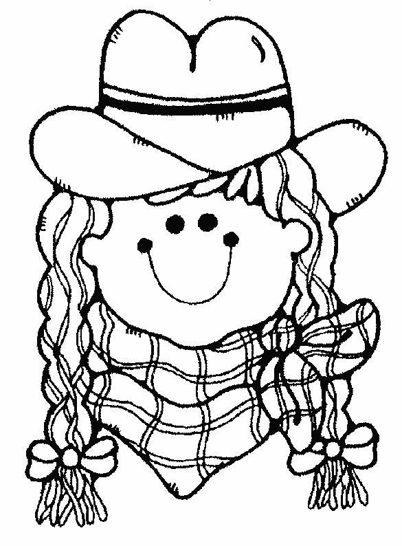 coloriage cowboy 56