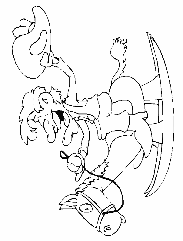 coloriage cowboy 63