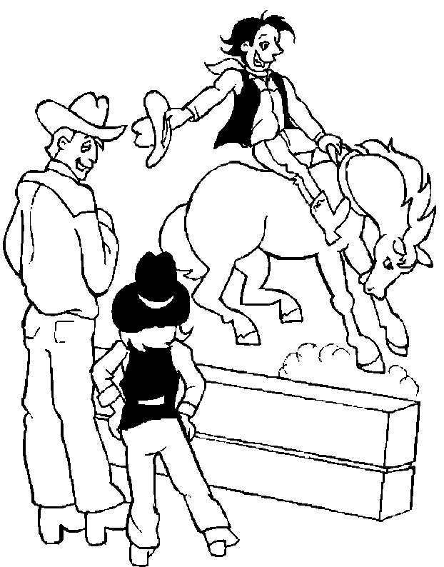 coloriage cowboy 71
