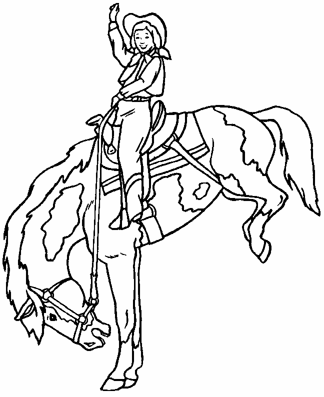 coloriage cowboy 72