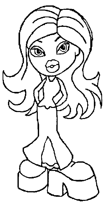 coloriage bratz 06