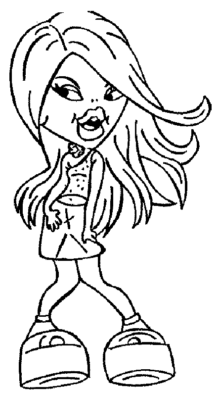 coloriage bratz 07