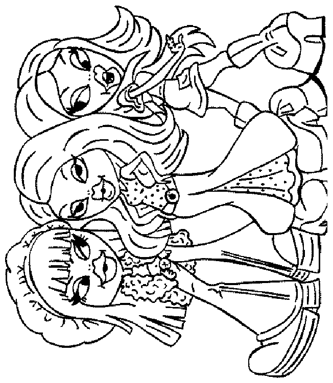 coloriage bratz 09