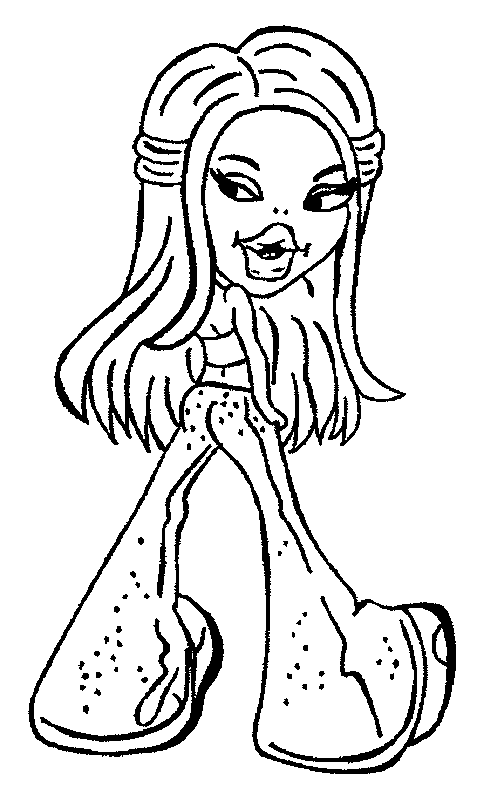 coloriage bratz 10