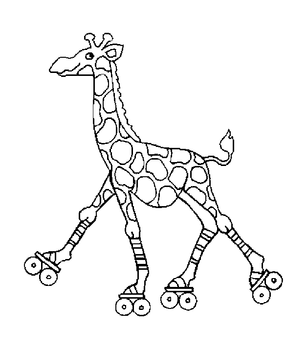 coloriage girafe 21