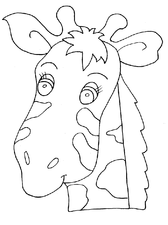 coloriage girafe 26
