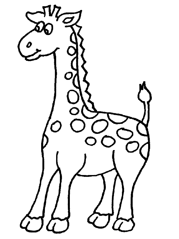 coloriage girafe 27