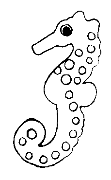 coloriage hippocampe 04