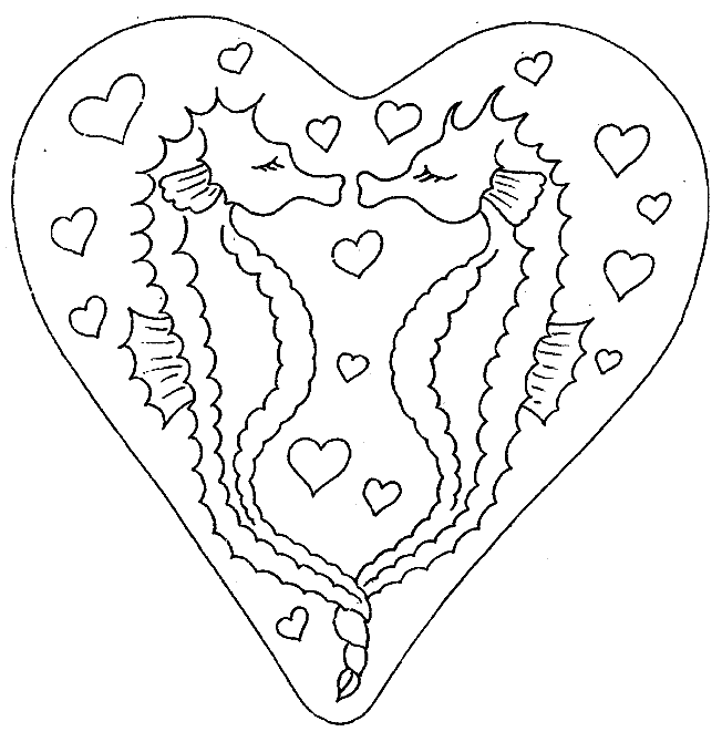 coloriage hippocampe 25