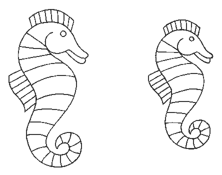 coloriage hippocampe 30