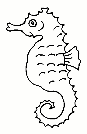 coloriage hippocampe 33