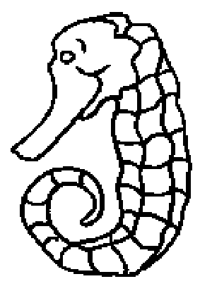 coloriage hippocampe 34
