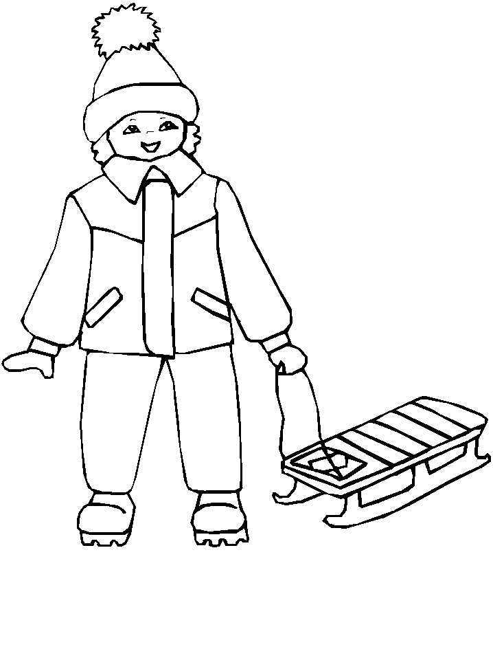 coloriage hiver glace neige 25