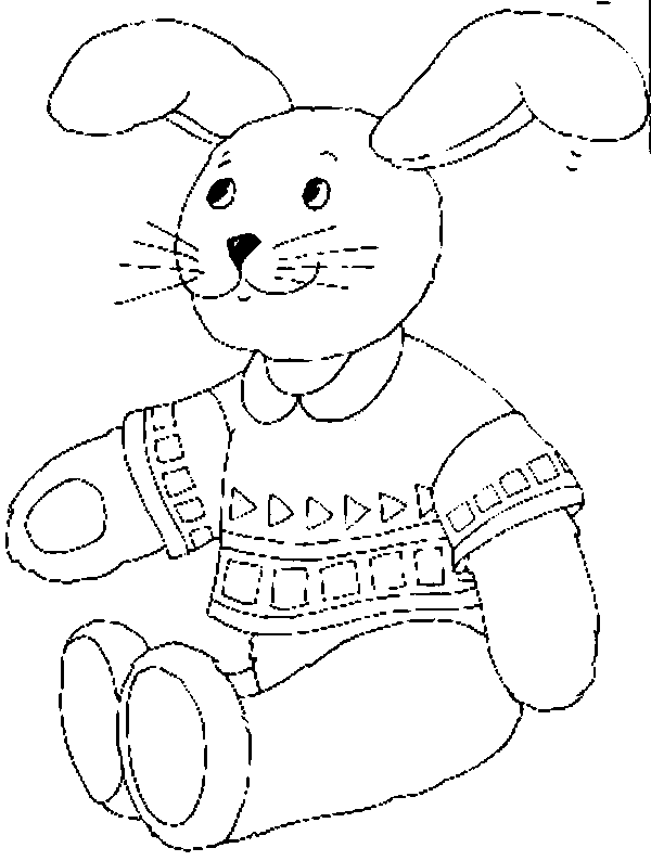 coloriage lapin 07
