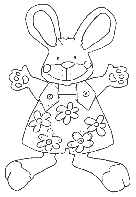 coloriage lapin 34